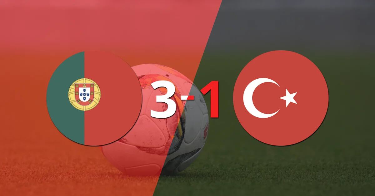 Em casa, Portugal venceu a Turquia por 3-1