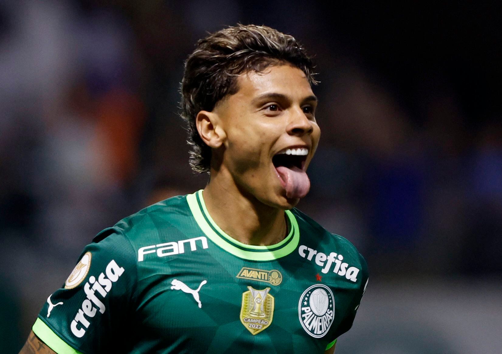 Richard Ríos jugó 64 minutos en el título de Palmeiras en el Campeonato Paulista - crédito Amanda Perobelli/REUTERS