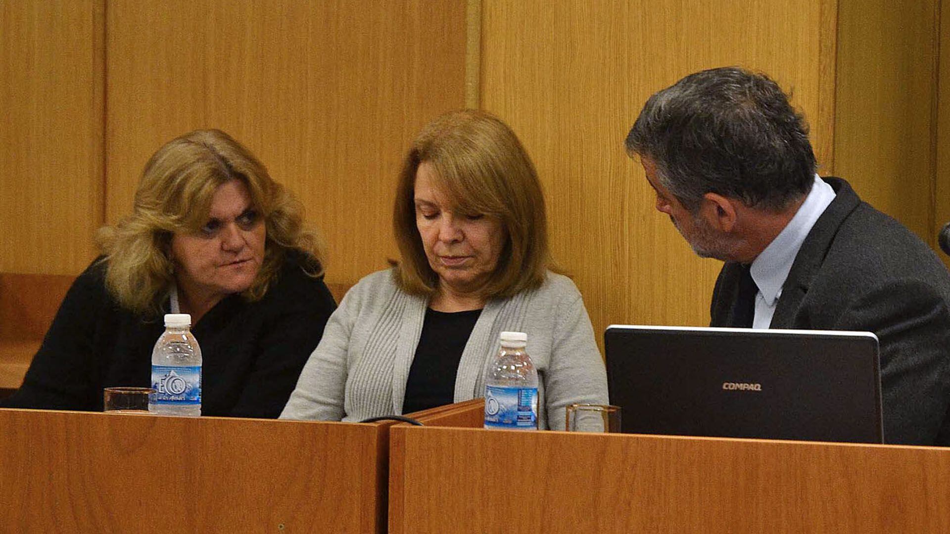 Susana Freydoz durante el juicio por el crimen de Carlos Soria