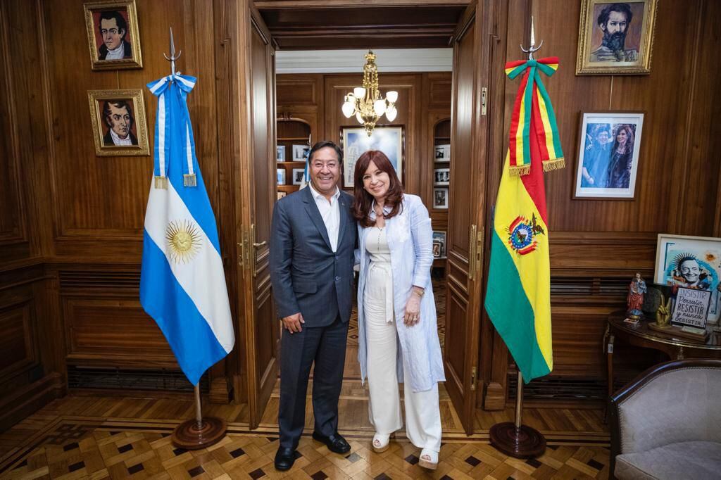 Cristina Kirchner se reunió con Luis Arce