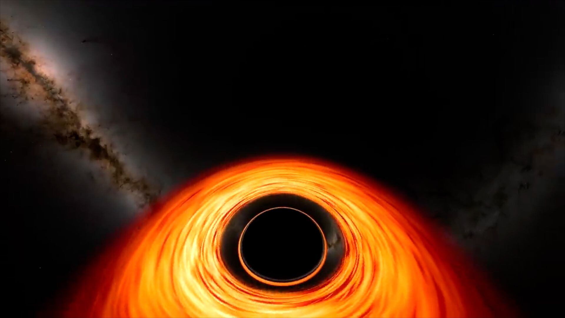 Por primera vez, una simulación en video de la NASA mostró cómo es entrar  en un agujero negro - Infobae, image size:1920x1080
