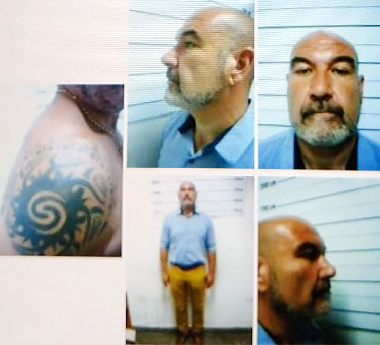 Zambón fue detenido en marzo: fotos de su ficha policial.