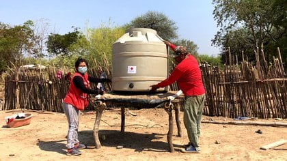 Tanques comunitarios, otro de las herramientas que se instalaron en la zona para asegurar la calidad del agua