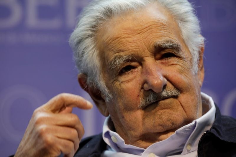 Pepe Mujica brindó fuertes definiciones sobre la política, la vida, la corrupción y la Argentina. (foto Reuters)