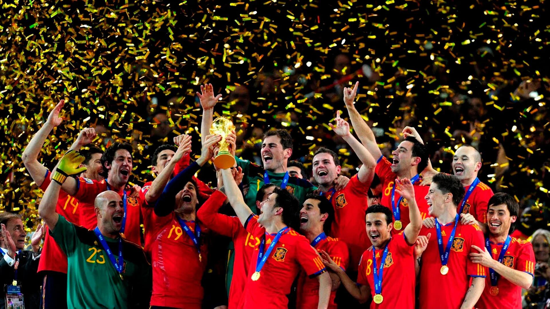 España tuvo puntaje perfecto en Eliminatorias y luego ganó el Mundial de Sudáfrica