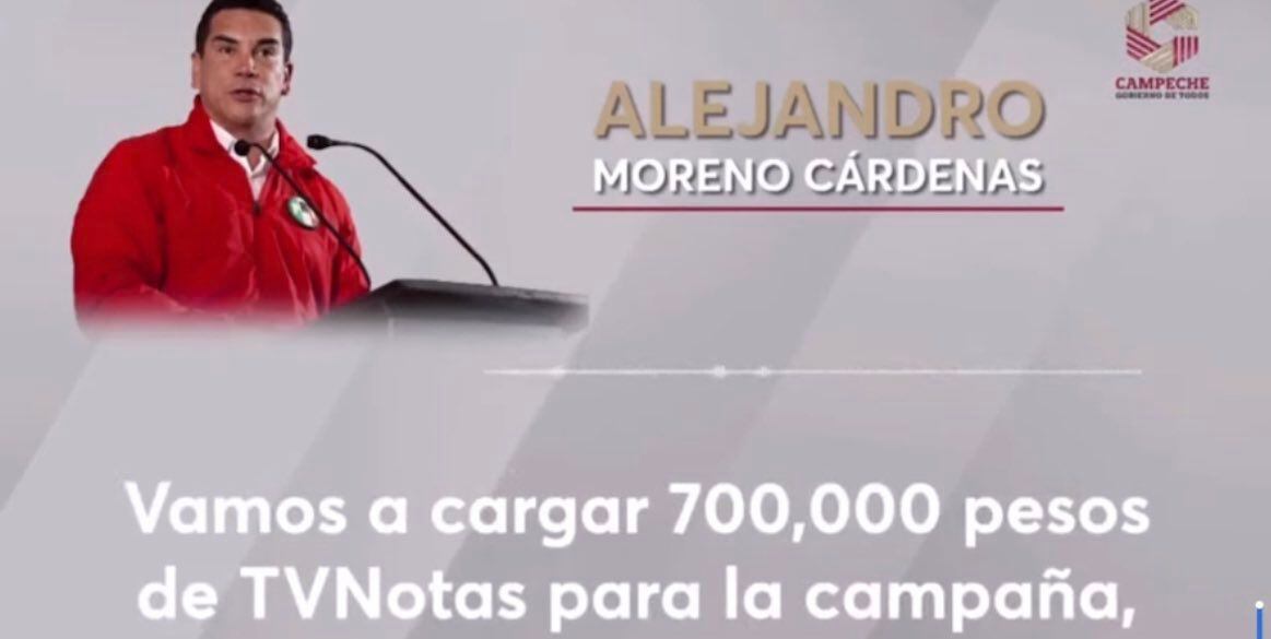 Alito Moreno audio INE Televisa Tv Notas