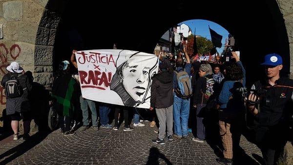 Marcha en Bariloche por Rafael Nahuel.