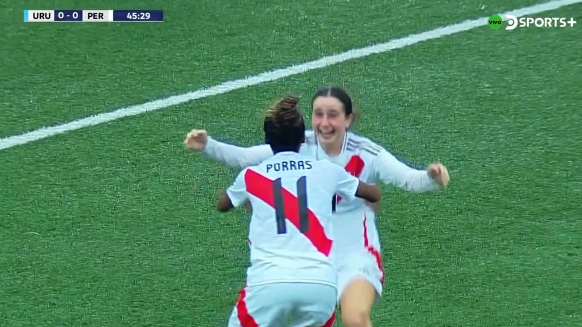 Golazo de Valerie Gherson, con potente cabezazo, en Perú vs Uruguay Sub 20 por Sudamericano Femenino 2024