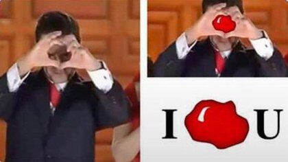 El corazón de Peña Nieto (Foto: Redes sociales)