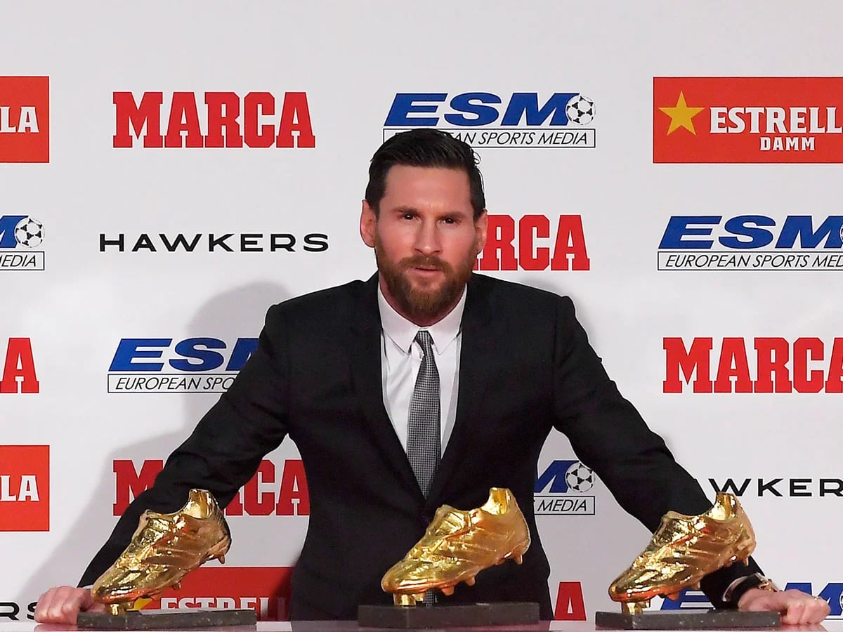 Lionel Messi recibió su quinta Oro y superó a Cristiano Ronaldo: "No todo esto cuando arranqué" Infobae