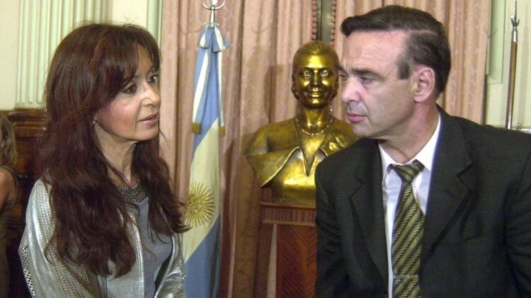 En otros tiempos, Cristina Kirchner junto a Miguel Ángel Pichetto