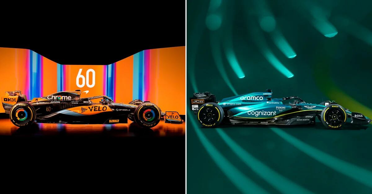 McLaren and Aston Martin presented their cars: news and details to try to fight in Formula 1