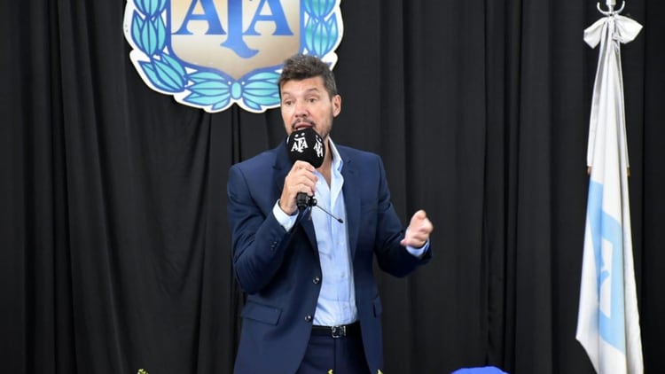 Tinelli, vicepresidente de AFa y titular de la nueva Liga Profesional (Foto NA)
