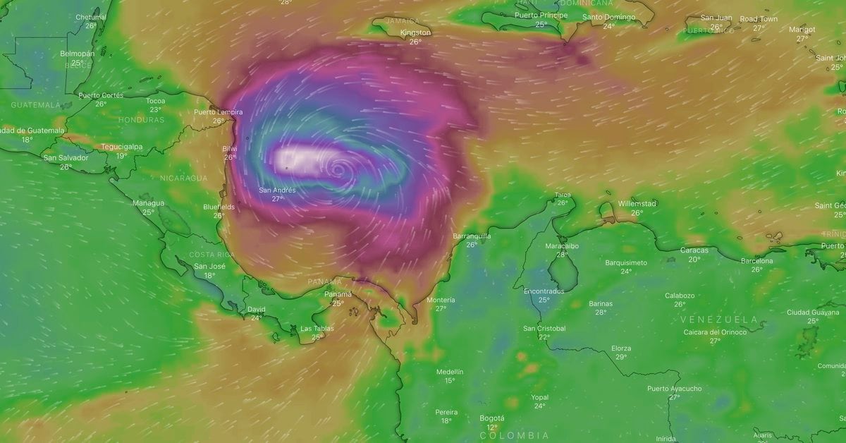 Photo of Sigue la trayectoria del huracán Iota en vivo: alerta en San Andrés y el Caribe colombiano