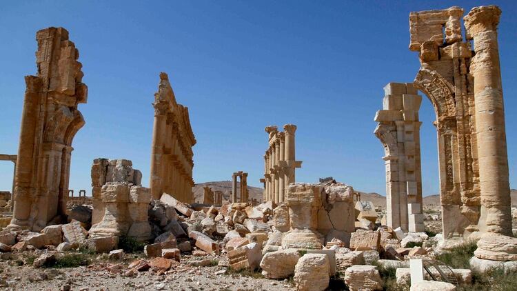 Palmira, en Siria, fue prácticamente destruida por el Estado Islámico