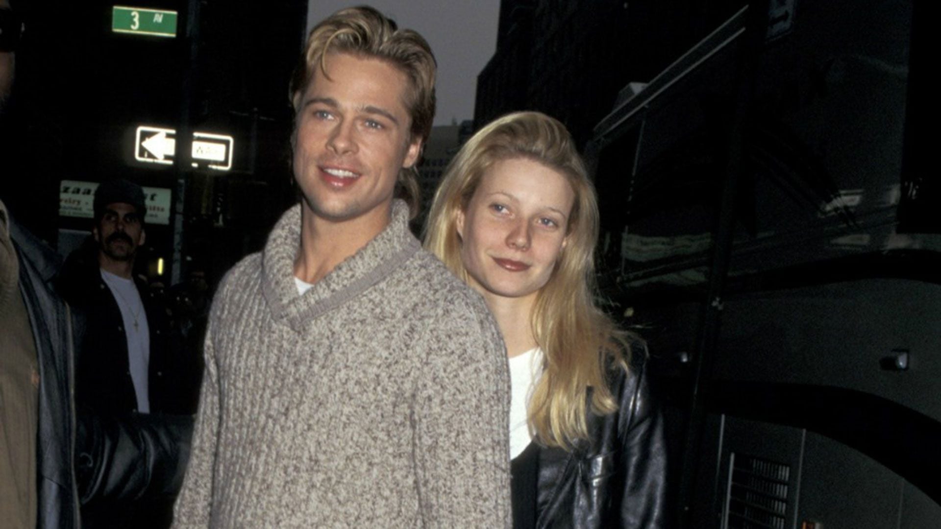 Una joven Gwyneth durante su romance con Brad Pitt 
