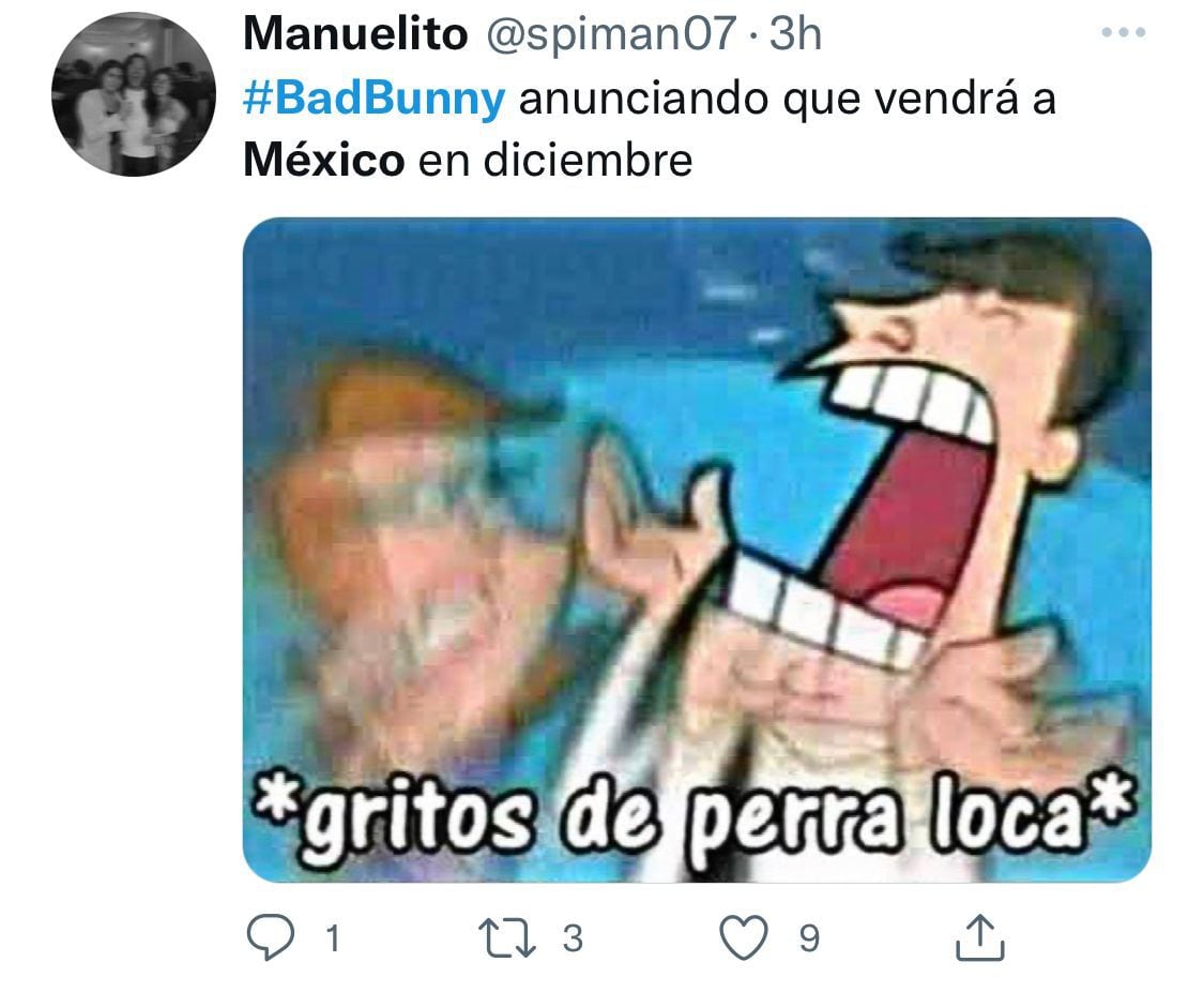 Los mejores memes que dejó Bad Bunny con el anuncio del “World's Hottest  Tour” - Infobae