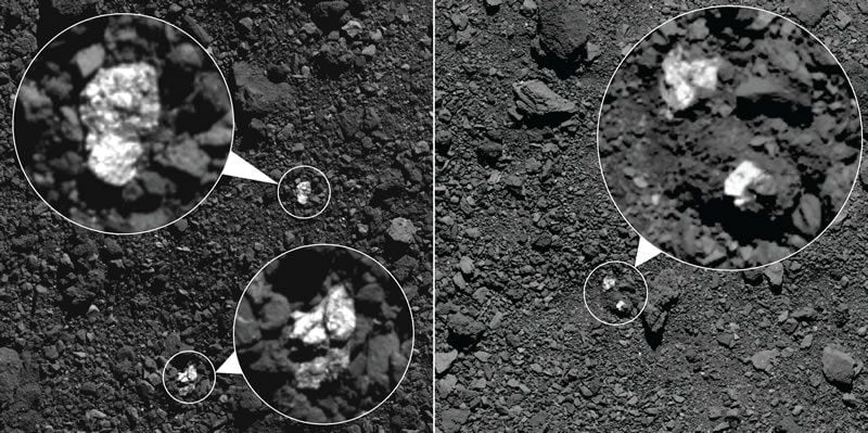 Algunas pedazos del asteroide Vesta, segundo cuerpo en masa del cinturón de asteroides, terminaron en el asteroide Bennu, según las observaciones de la nave espacial OSIRIS-REx de la NASA (NASA/Goddard/University of Arizona)
