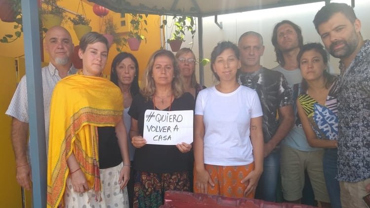 #QuieroVolverACasa, el mensaje de los argentinos varados en la India