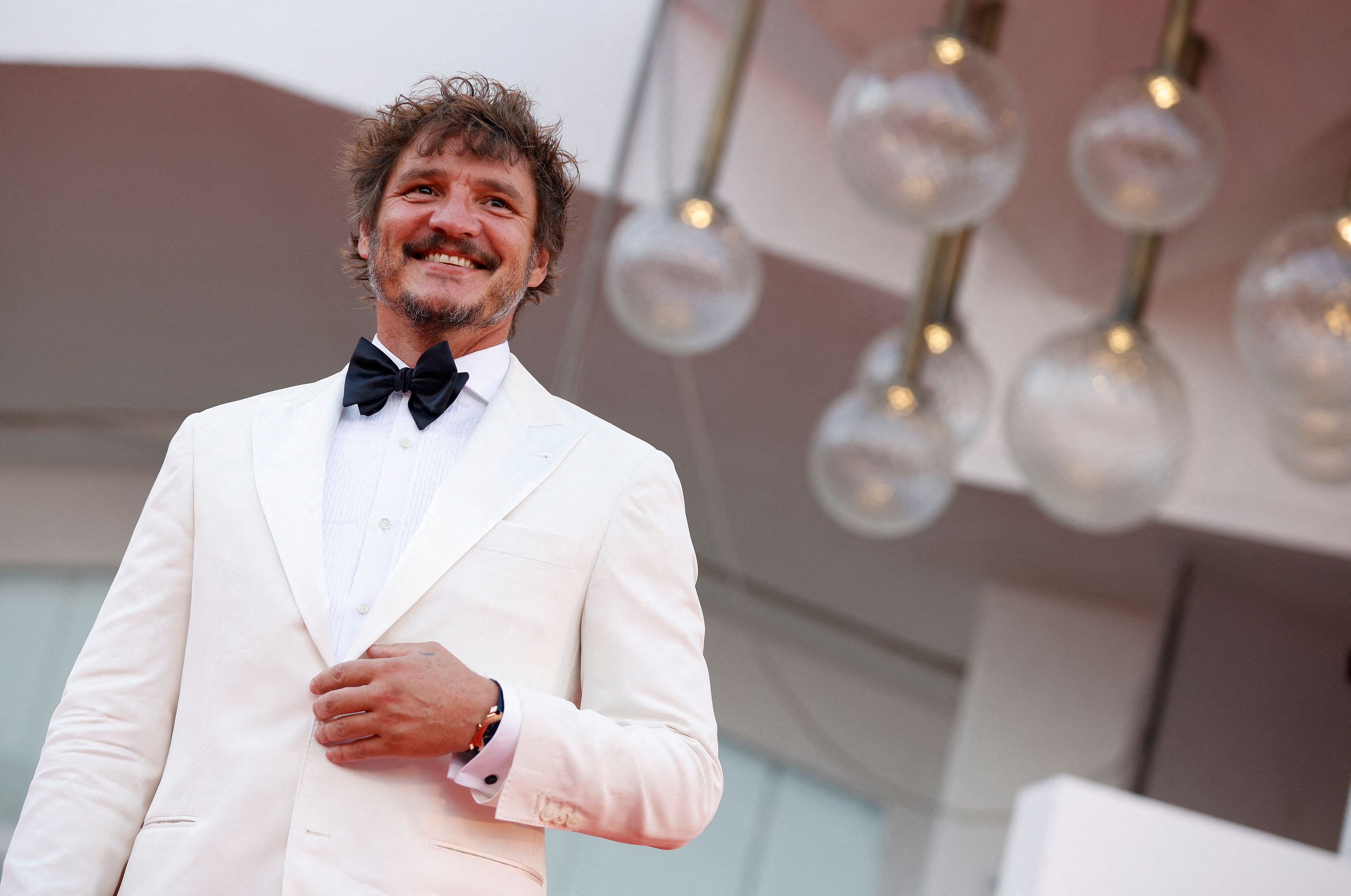 FILE PHOTO: The 79th Venice Film Festival - Premiere screening of the film "Argentina, 1985" - Red Carpet Arrivals - Venice, Italy, September 3, 2022. Actor Pedro Pascal poses. REUTERS/Guglielmo Mangiapane/File Photo