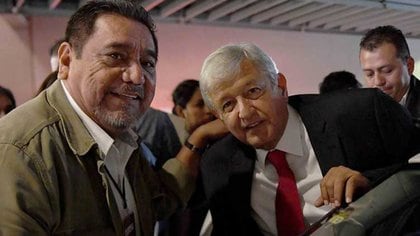 Félix Salgado Macedonio y el presidente Andrés Manuel López Obrador (Facebook)