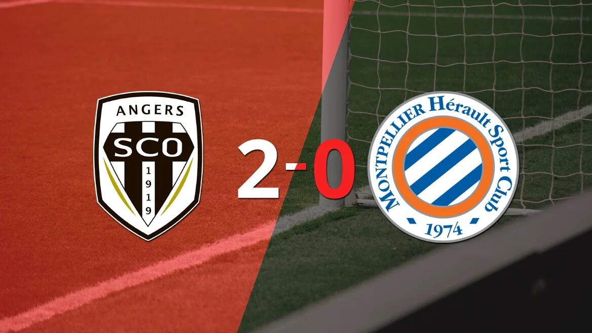 En su casa, Angers derrotó por 2-0 a Montpellier