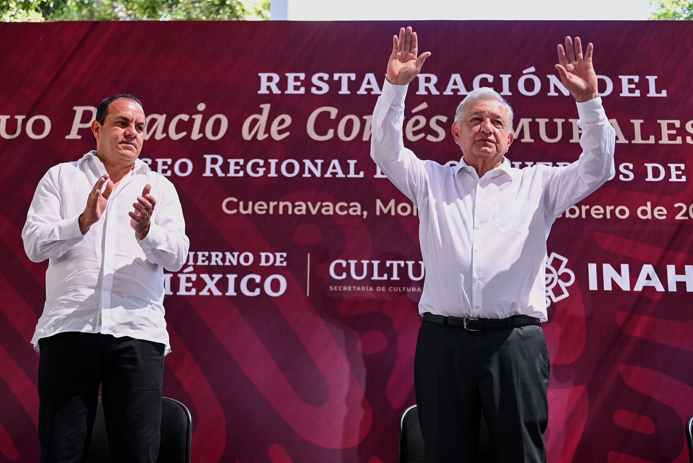 Blanco llegó a la gubernatura de Morelos con la coalición que impulsó a Andrés Manuel López Obrador a la presidencia (EFE/Tony Rivera)
