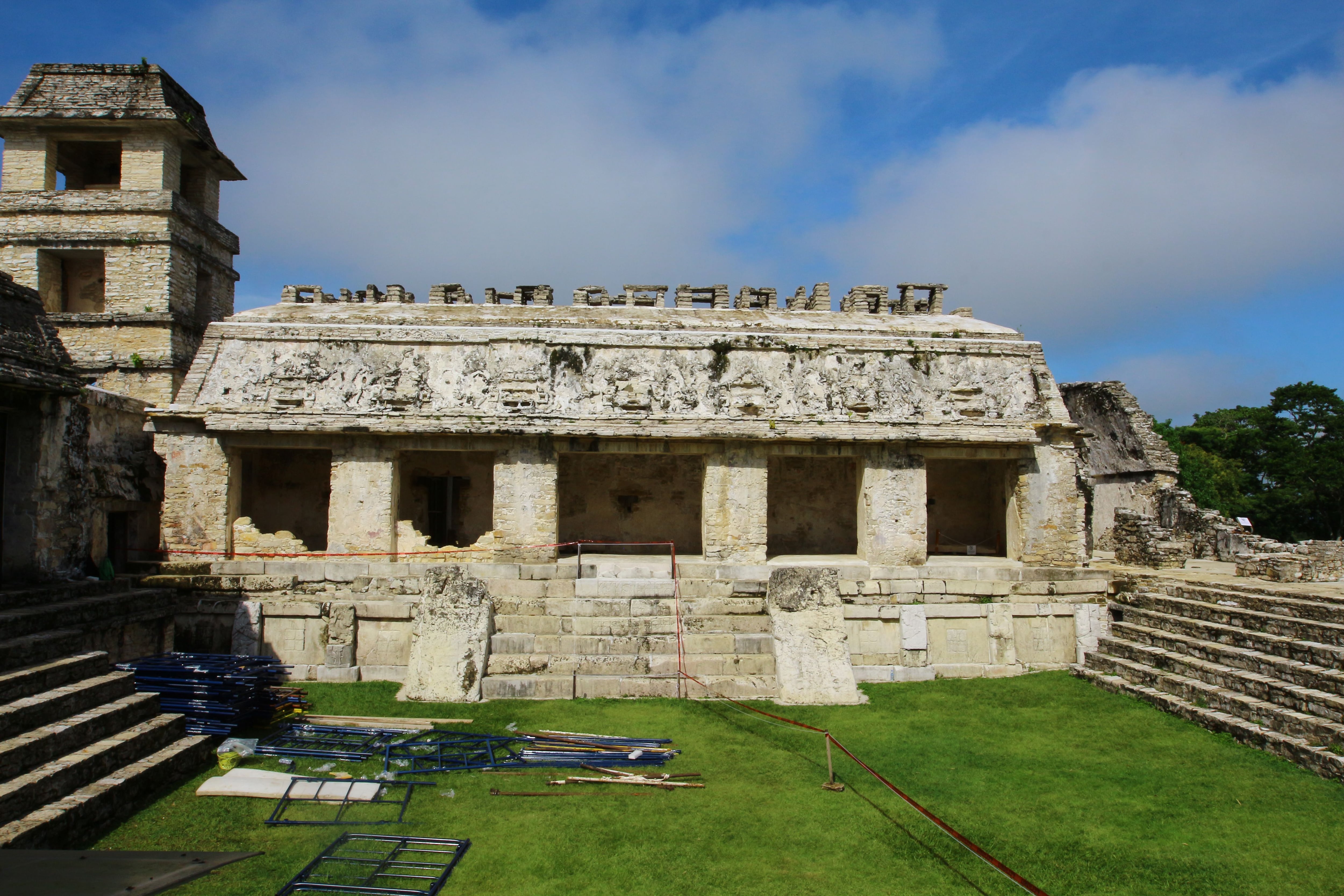 El Palacio de Palenque fue la capital que durante mucho tiempo dominó el norte de Chiapas y el sur de Tabasco.