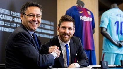 Lionel Messi apuntó contra Josep María Bartomeu (Reuters)