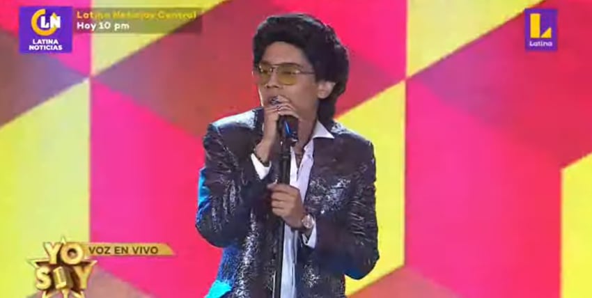 Hector Lavoe went to the grand final of the competition. (Photo: Capture TV)