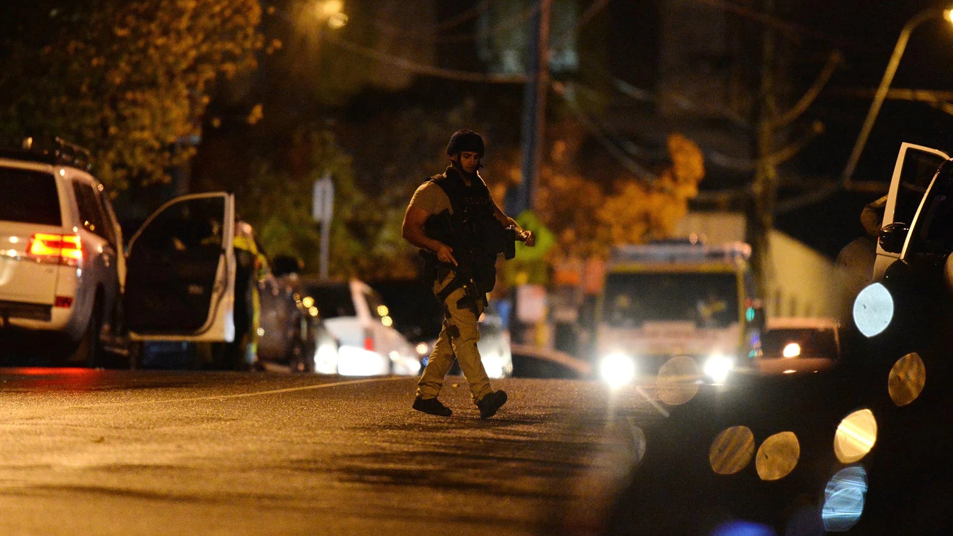 El terrorista abrió fuego contra la policía (AFP)