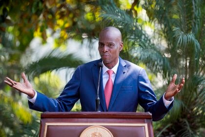 Jovenel Moise sostiene que sigue siendo presidente legítimo de Haití (EFE/Orlando Barría)

