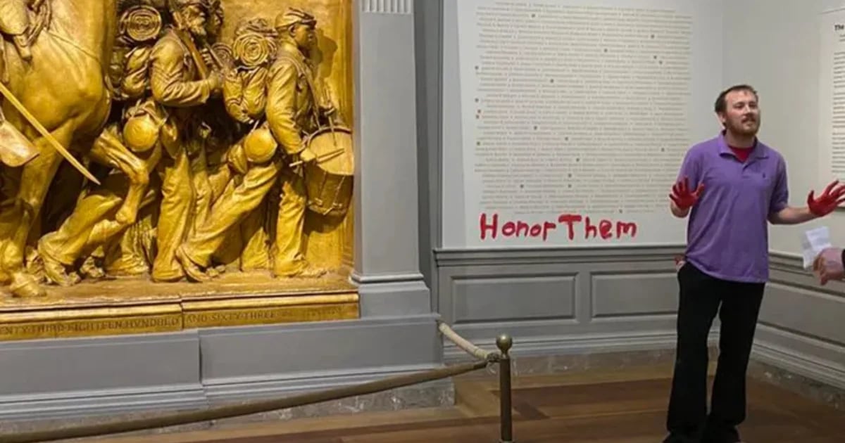 Environmental activist arrested for vandalizing National Gallery of Art in Washington