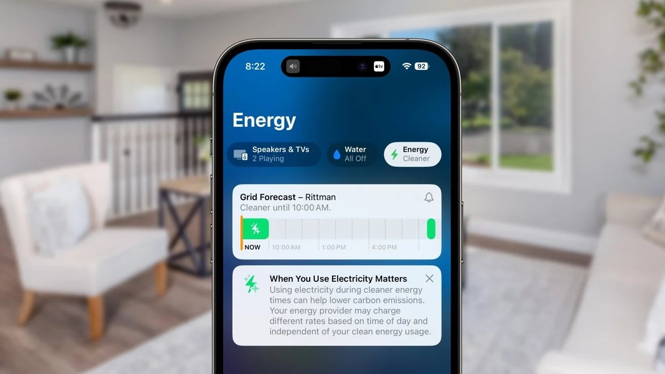 Función de iOS 17 permitirá saber cuándo se utiliza energía limpia para cargar el iPhone