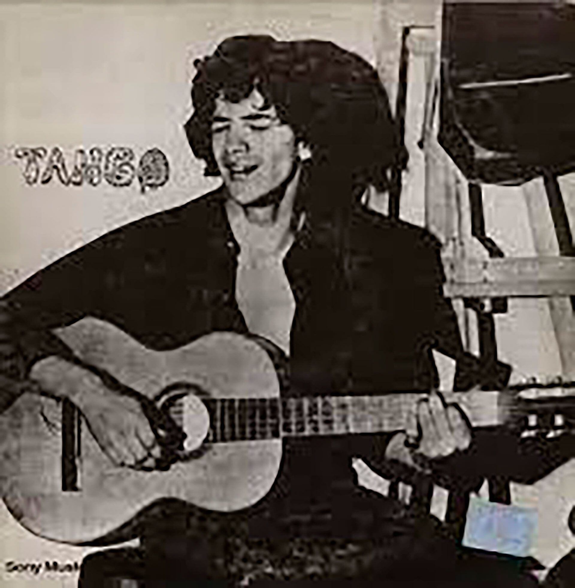 Tapa del primer y único disco solista de Tanguito, editado en 1973
