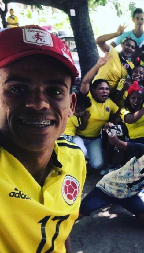 La foto de Luis Díaz que es viral con indumentaria de un equipo del fútbol colombiano que no es Junior FC