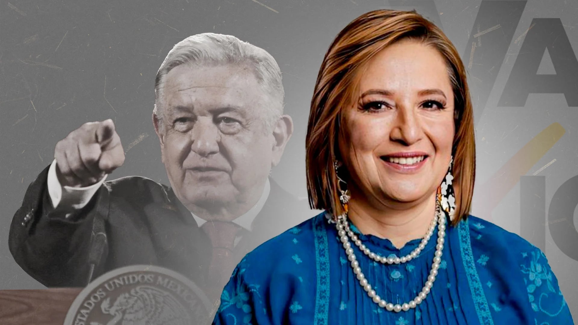 El Presidente Andrés Manuel López Obrador y la senadora Xóchitl Gálvez Ruiz. Foto: Jovani Pérez / Infobae México