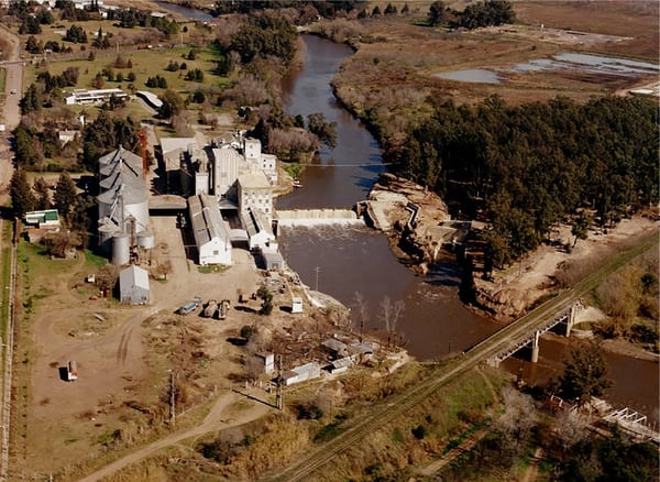 El dique, hace unos años (Molinos Juan Semino SA)