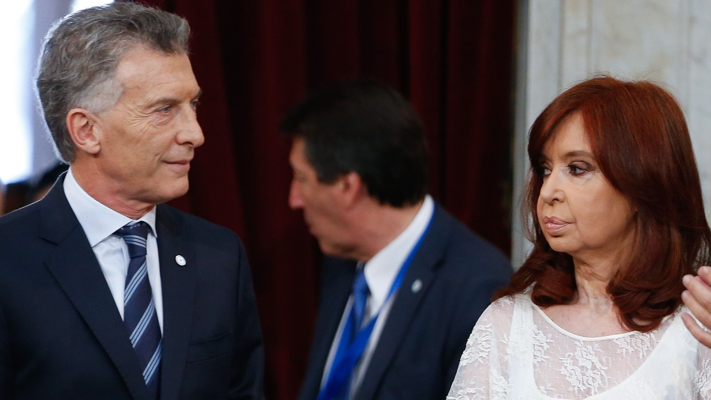 Mauricio Macri y Cristina Kirchner, los dos jugadores más importantees en el tablero de la política nacional (EFE)