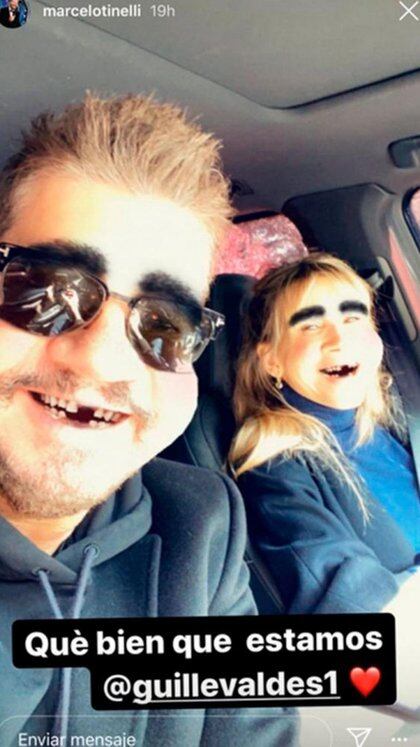 La foto que subió el conductor junto a su pareja en una tarde de paseo (Foto: Instagram)