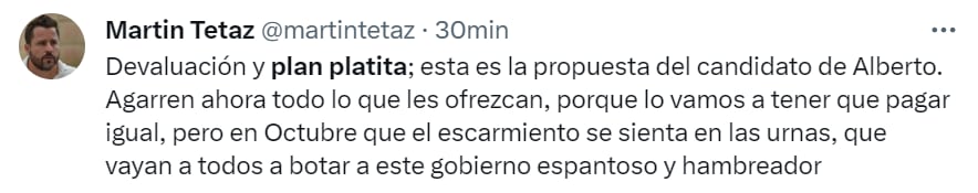 El diputado de Evolución también opinó sobre las medidas 