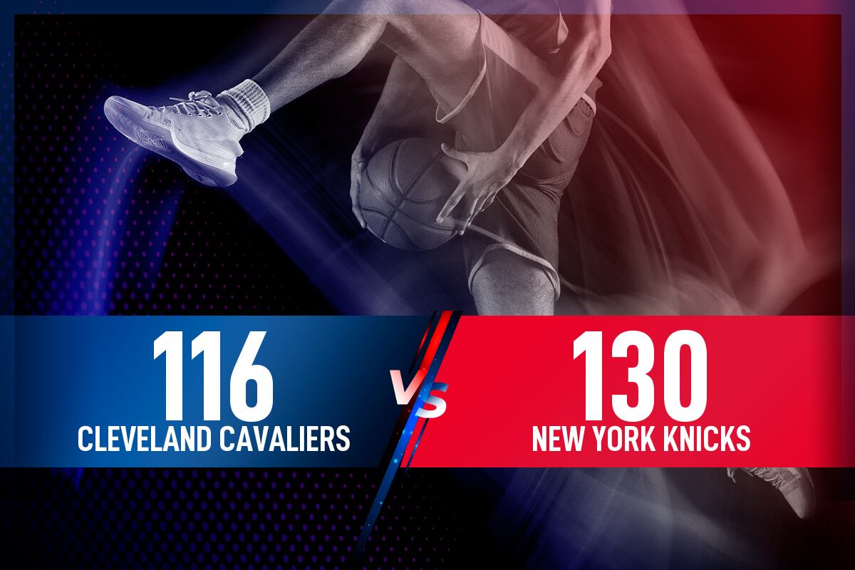 Cleveland Cavaliers - New York Knicks: Resultado, resumen y estadísticas en directo del partido de la NBA