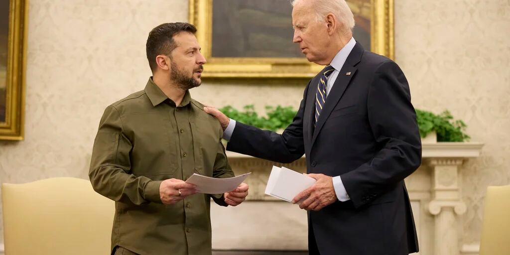 Biden le prometió a Zelensky que EEUU enviará rápido ayuda militar