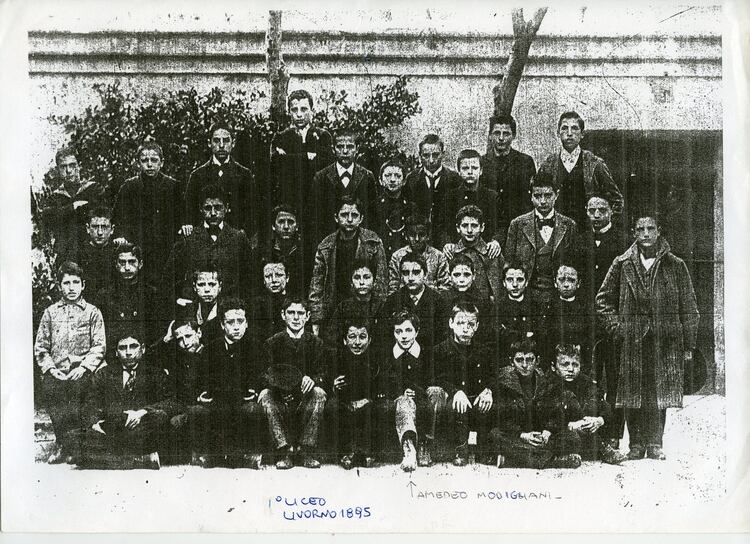Liceo de Livorno, 1895 (mostramodigliani.livorno.it)