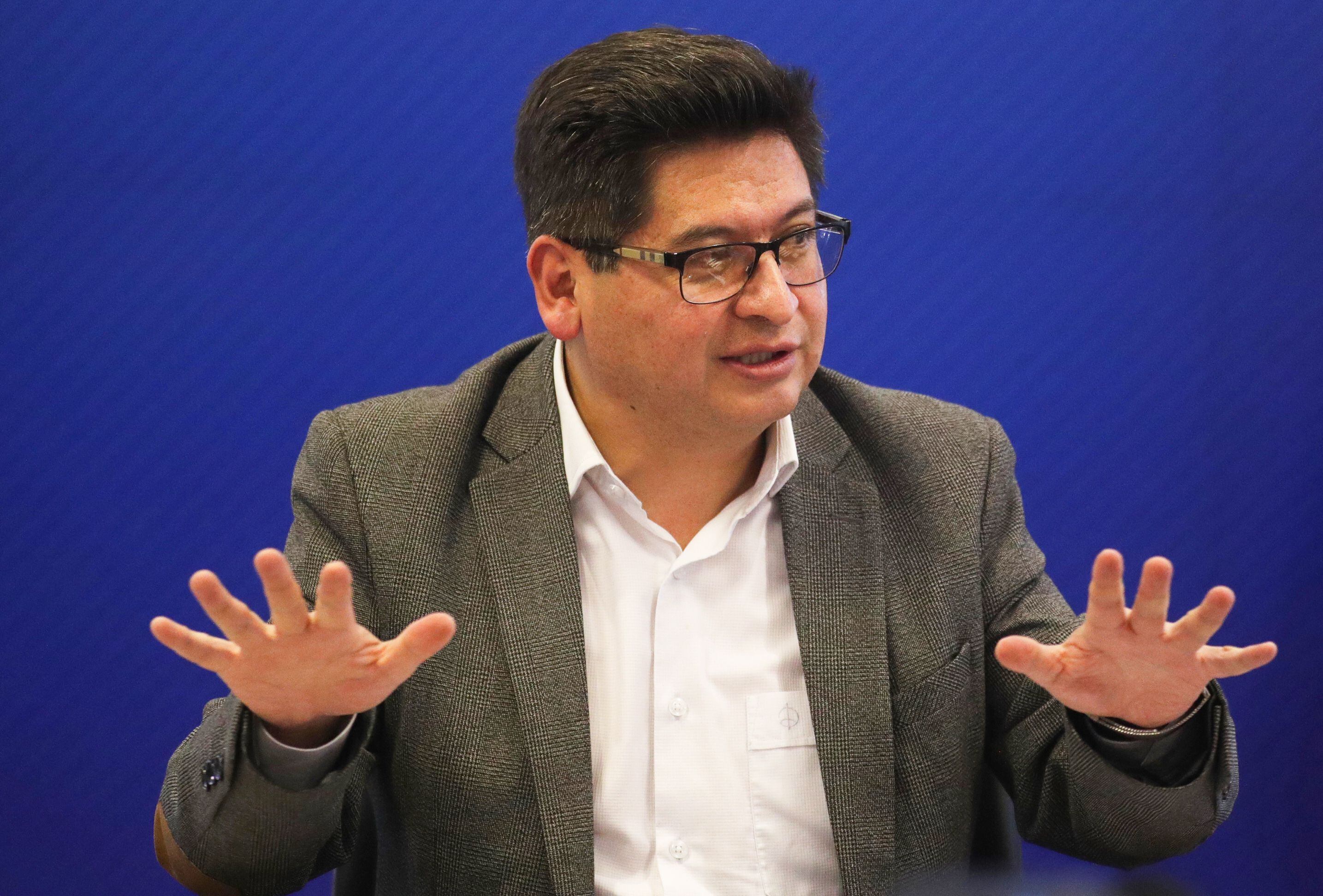 El ministro boliviano de Economía y Finanzas Públicas, Marcelo Montenegro. EFE/Luis Gandarillas