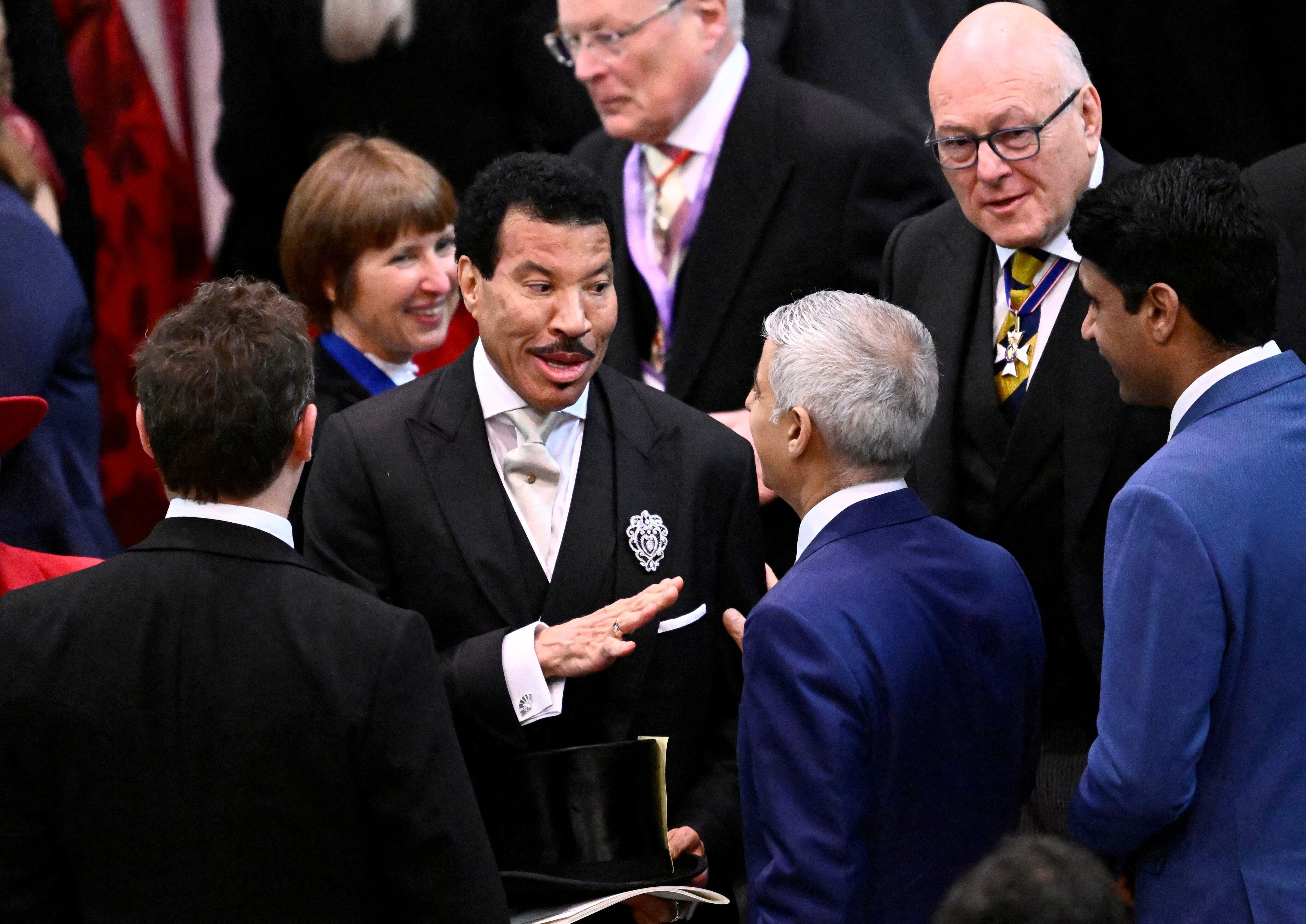 El cantante Lionel Richie llega a Westminster (REUTERS)