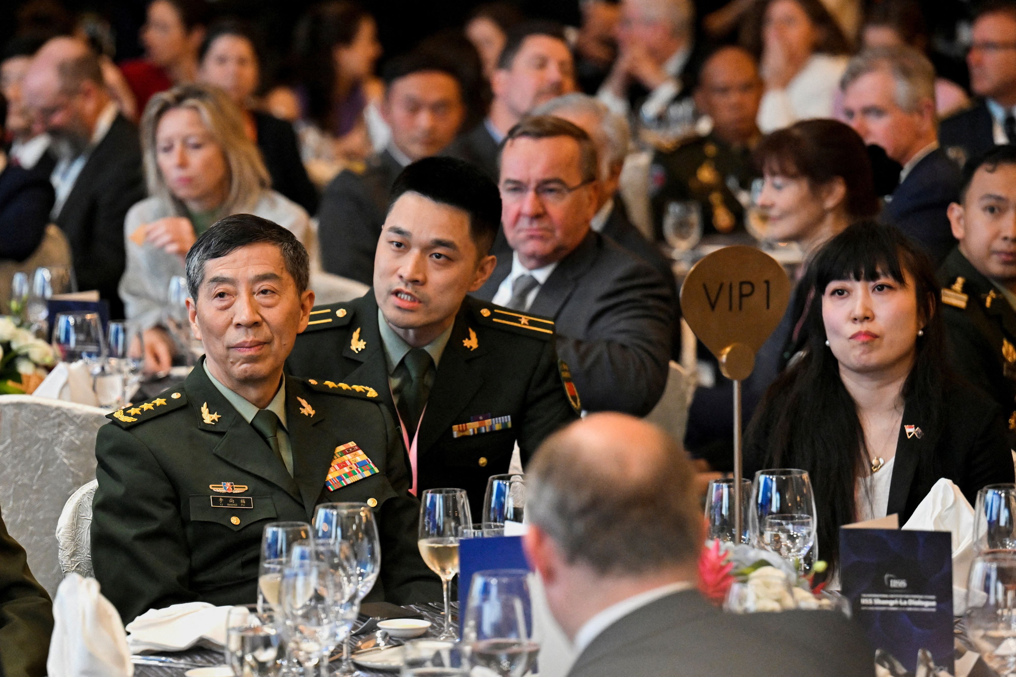 El ministro de Defensa de China, Li Shangfu, asiste al 20º Diálogo Shangri-La del IISS en Singapur el 2 de junio de 2023. REUTERS/Caroline Chia/Archivo