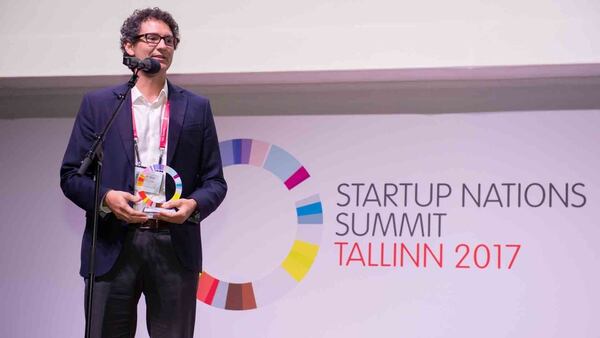 Mariano Mayer, Secretario de Emprendedores y Pymes de la Nación recibe un premio en Estonia