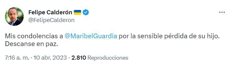El ex presidente de México le dedicó una palabras a la presentadora de "Muévete"
(Twitter)