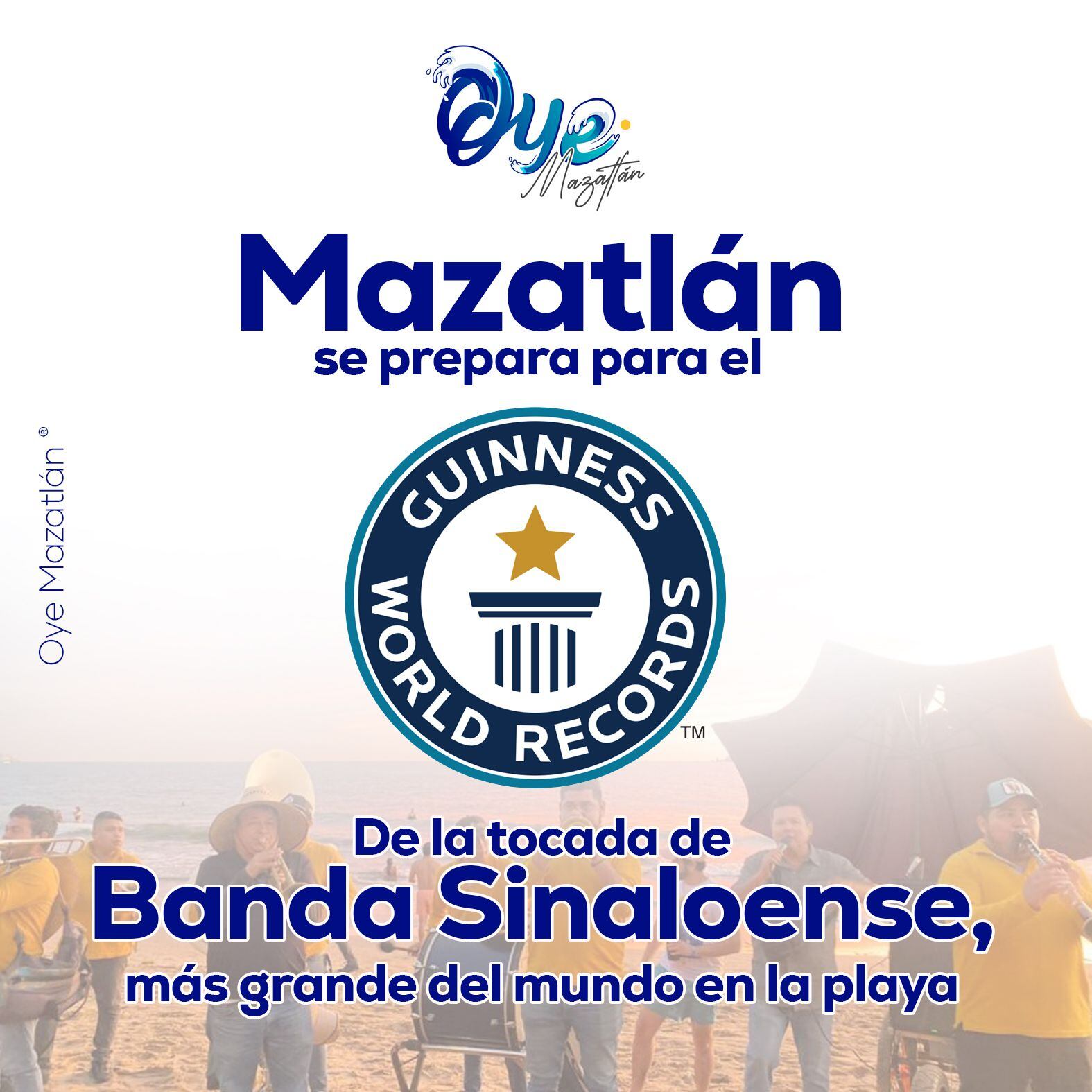 Récord Guinness de banda en Mazatlán